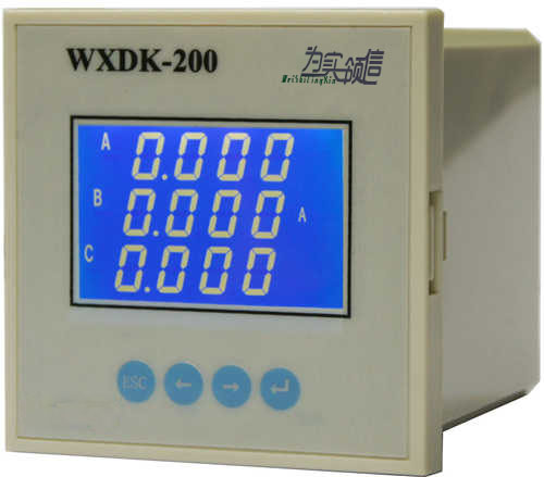 多功能表WXDK-200I3，三相电流表.png